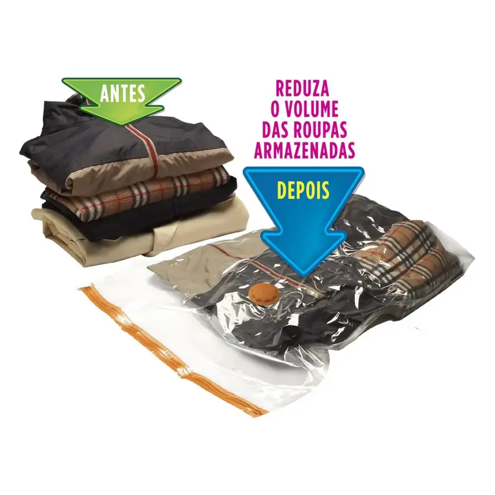 Saco Vacbag Plast Leo Premium 45x60cm M