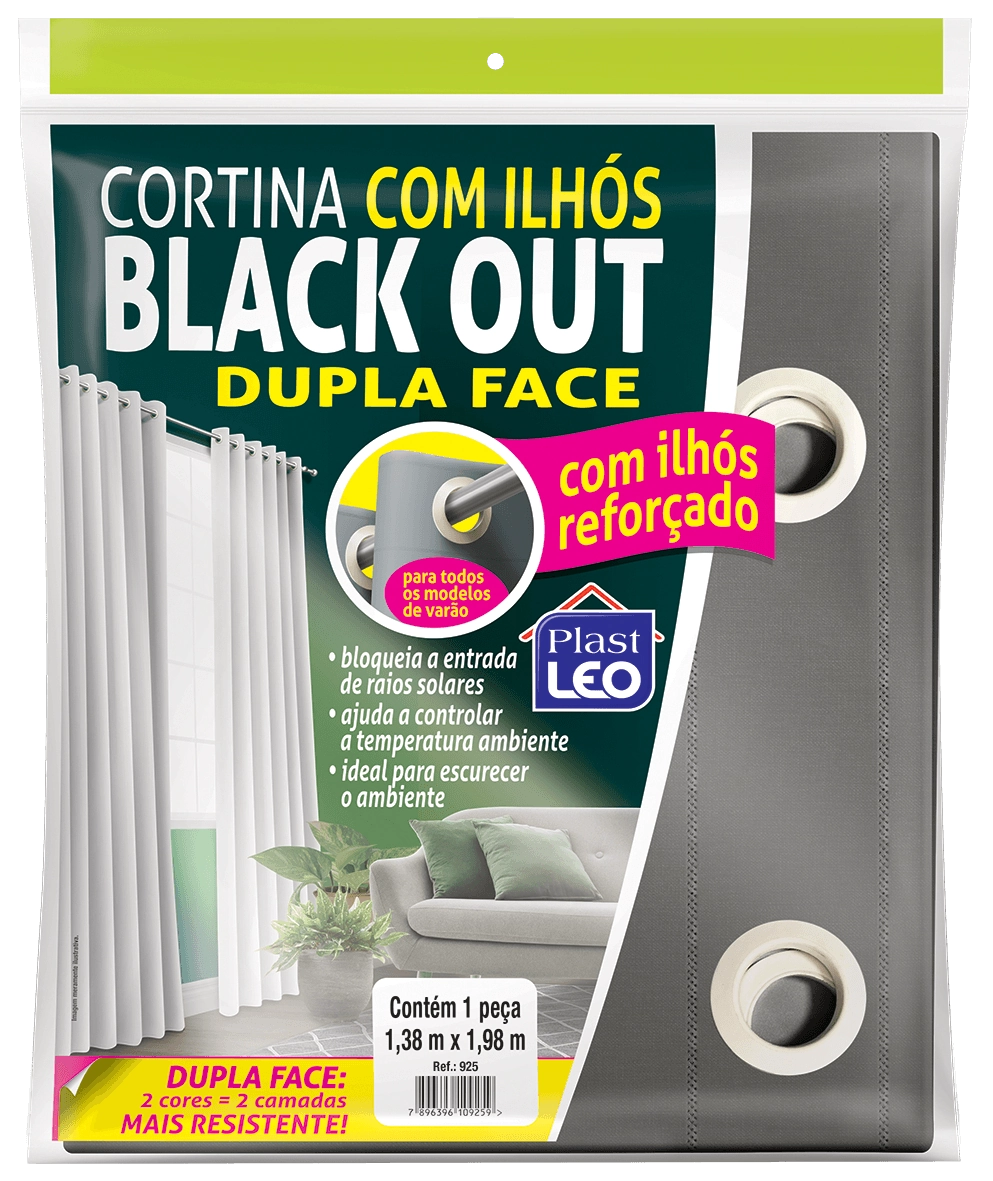 Cortina Blackout Com Ilhois 2 Peca 926
