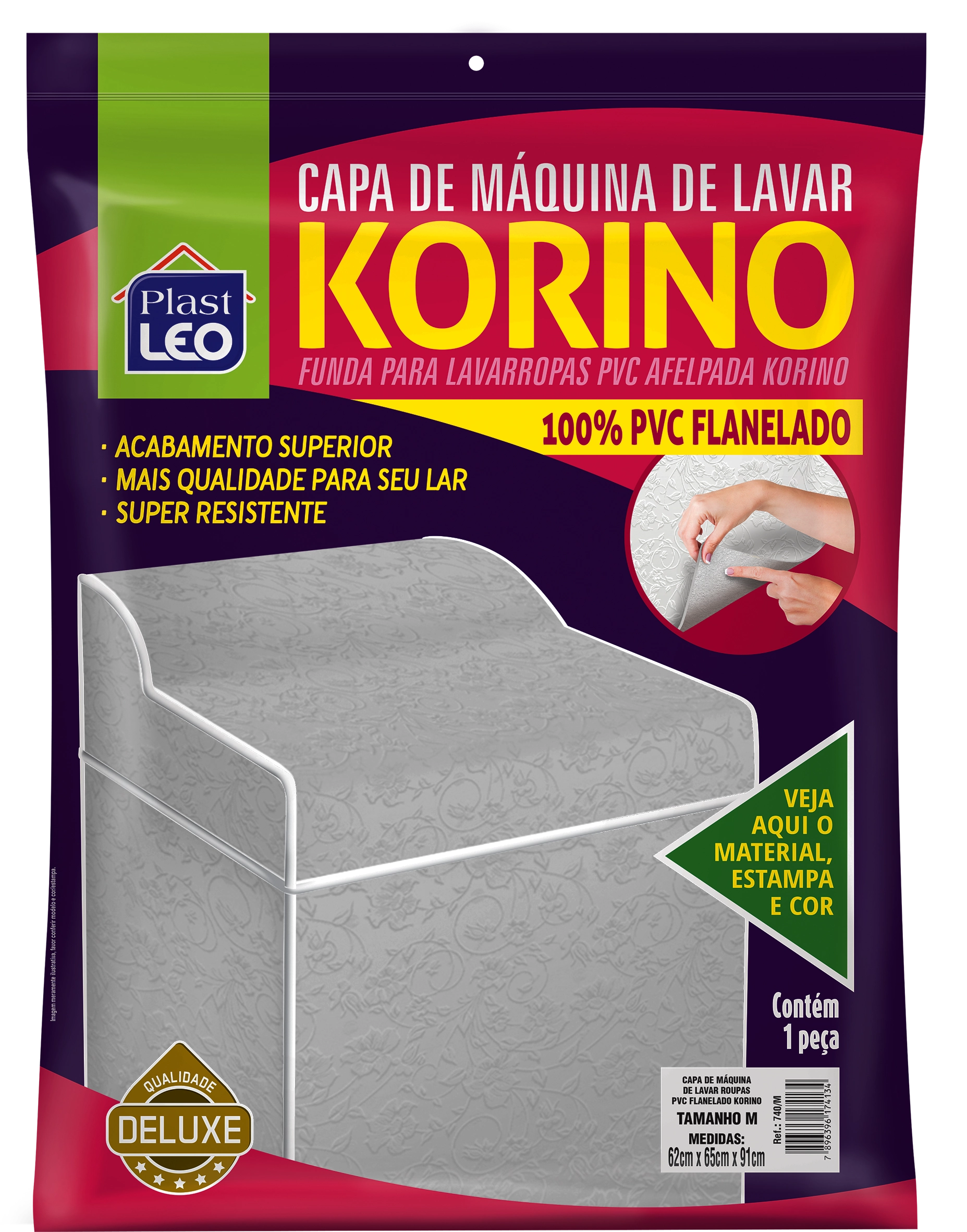 Capa Lava Roupas Plastleo Korino M