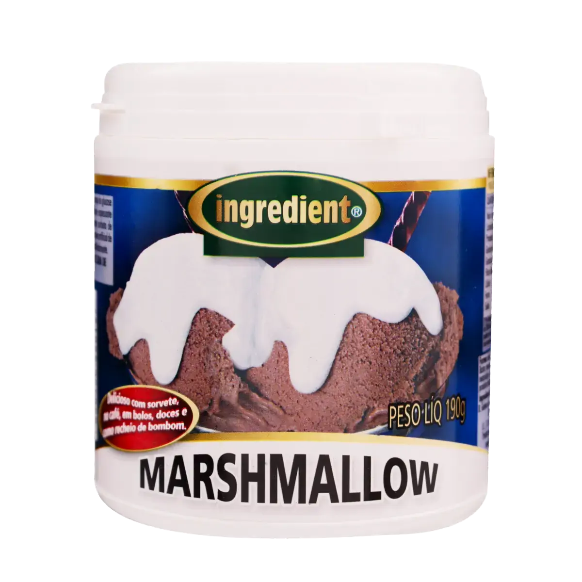 Cobertura Para Sorvete Marshmallow Ingredient Pote 190g