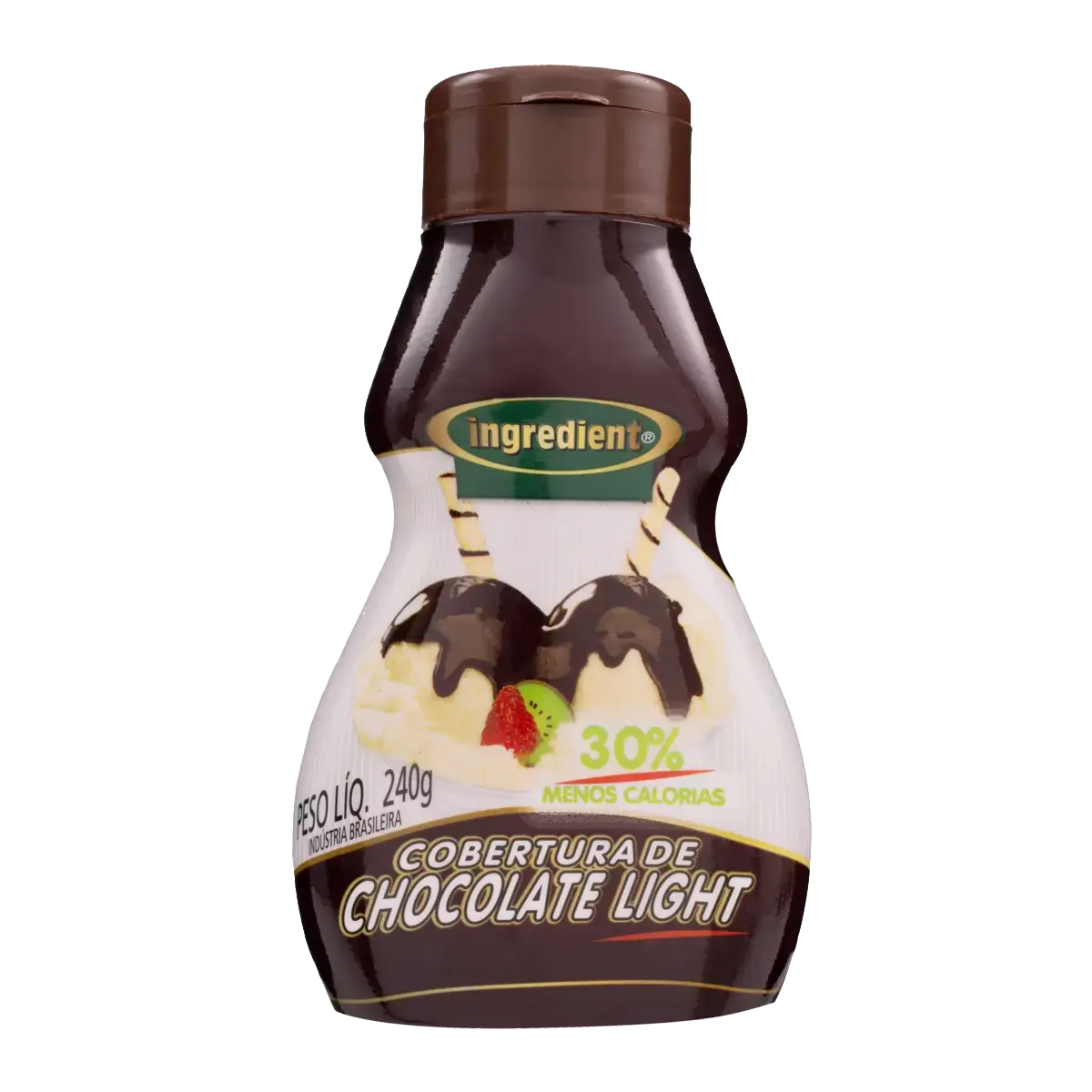 Cobertura Para Sorvete Chocolate Light Ingredient Squeeze 240g