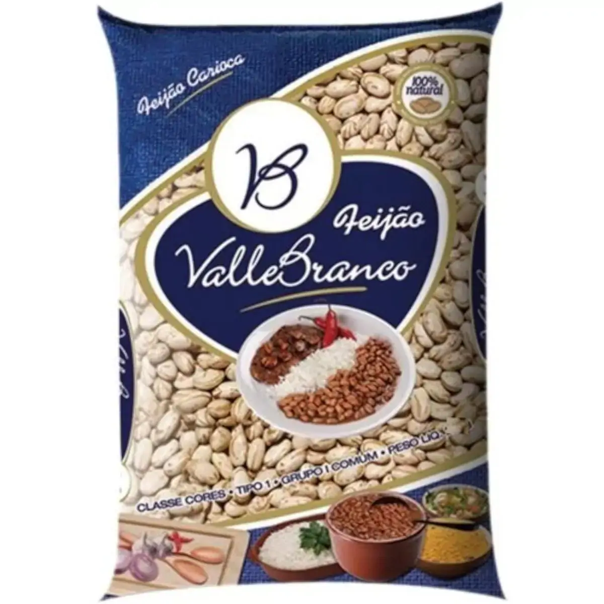 Feijao Valle Branco 1kg