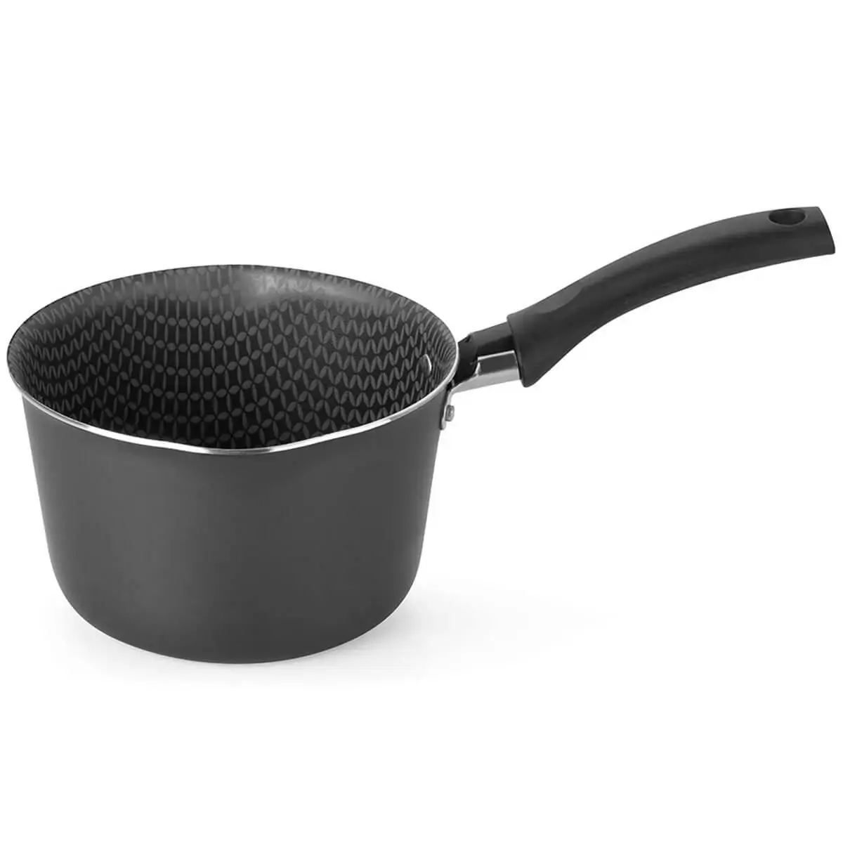 Panela Cônica de Alumínio Antiaderente 1,10 Litros com Cabo e bico Linha Gourmet Multiflon