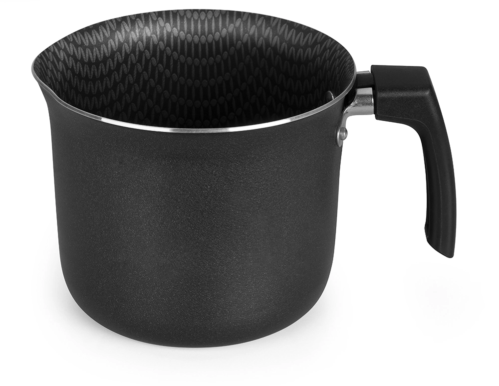Fervedor Alumínio Antiaderente 1,2 Litros Caneca Leiteira Essencial Grafite Multiflon