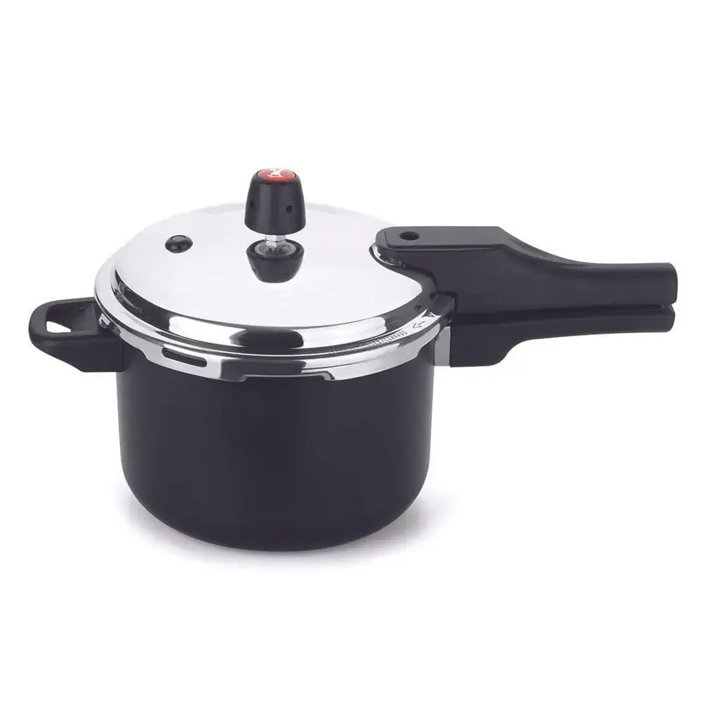 Panela de Pressão Quartzo 4,5 L Multiflon Preta