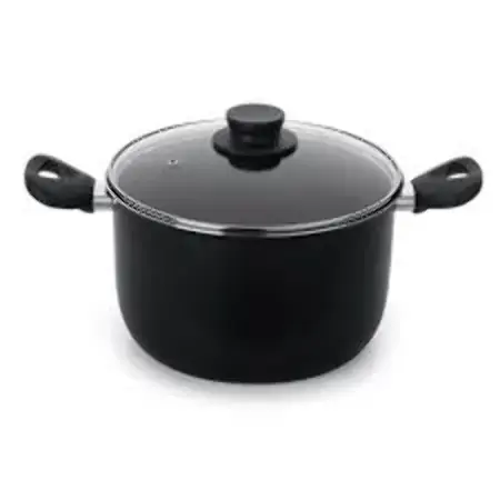 Caldeirao Multiflon 22 Gourmet Tampa De Vidro