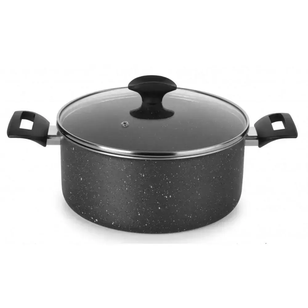 Caçarola em alumínio Antiaderente com Tampa 22 cm 3,4L