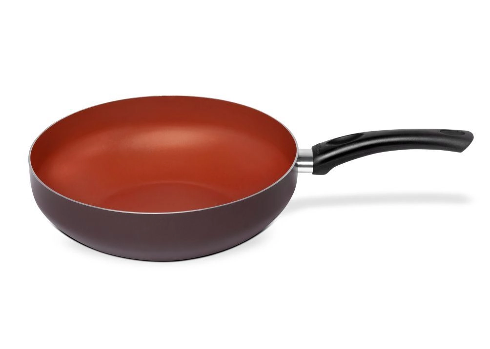 Frigideira Multiflon Wok 28 Terracota