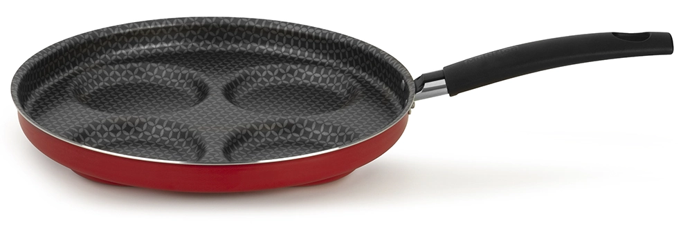 Frigideira 4 Ovos Vermelha 73044 Multiflon