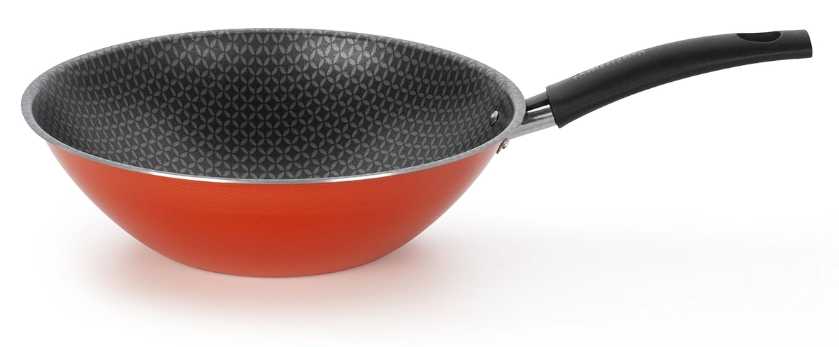 Frigideira Wok Oriental Daily N24 Laranja Ref.41124 Multiflon