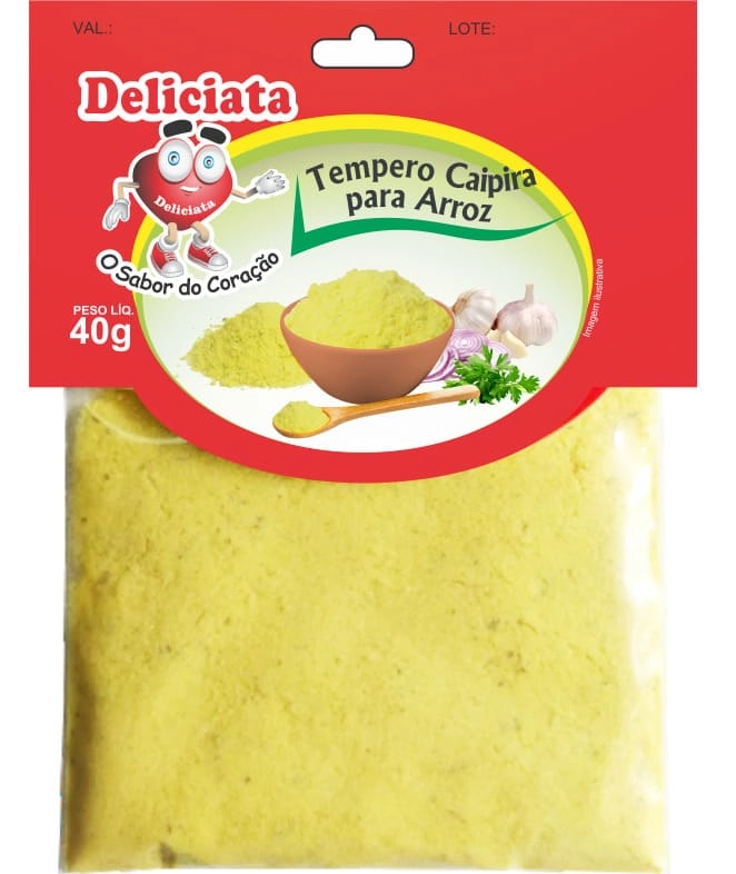 Deliciata Tempero Caipira Para Arroz