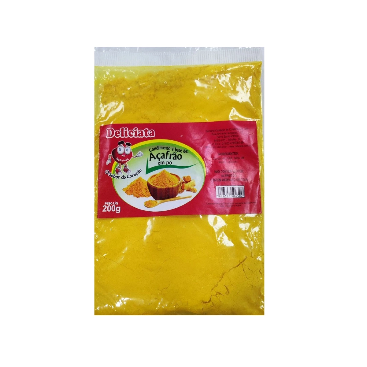Tempero Deliciata Acafrao Pc 200g