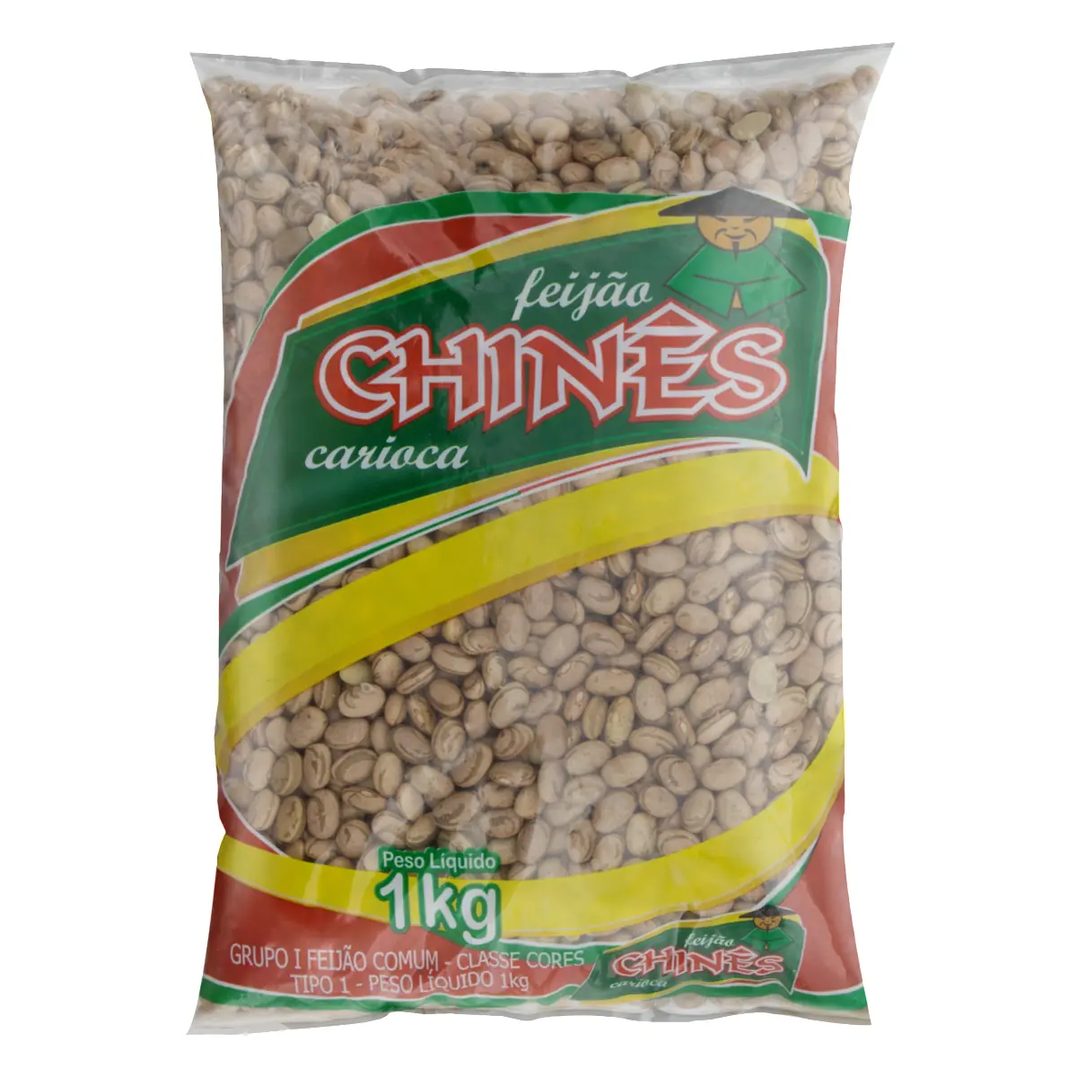 Feijão Carioca Tipo 1 Chinês Pacote 1kg