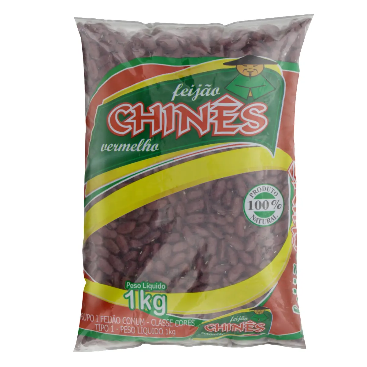 Feijão Vermelho Tipo 1 Chinês Pacote 1kg