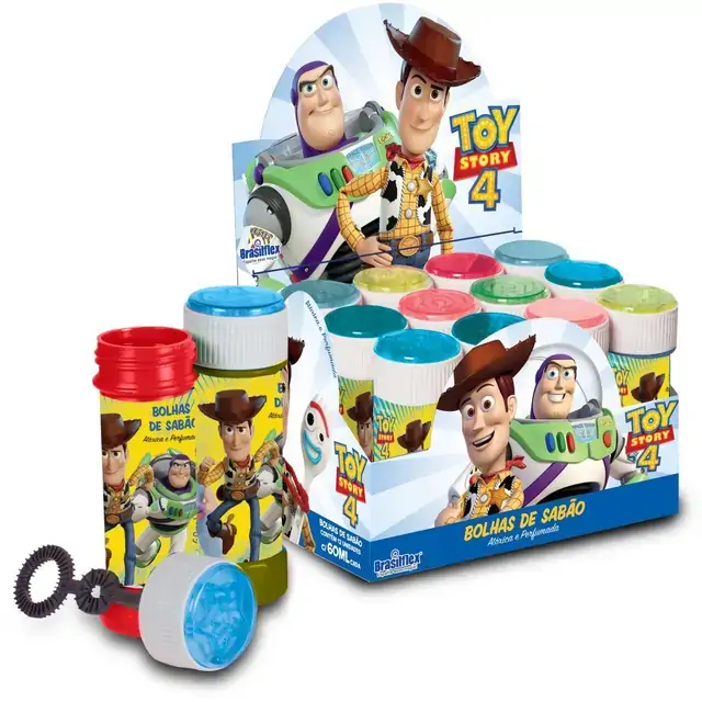 Bolha De Sabao 60ml Toy Story Disn Un Plastoy