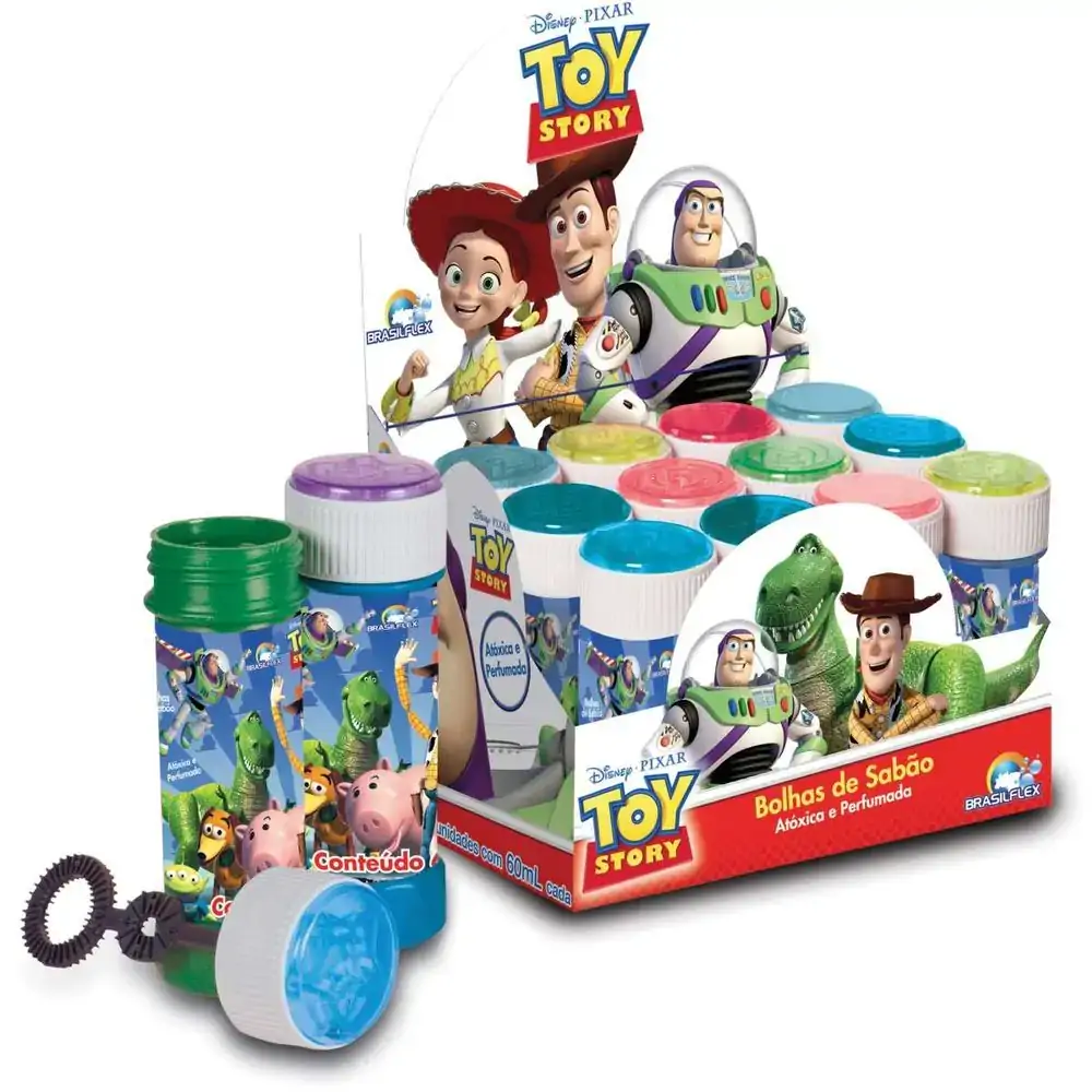 Bolha De Sabao 60ml Toy Story Disn Un Plastoy