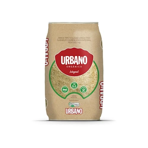Arroz Urbano Orgânico Parboilizado Integral 1kg