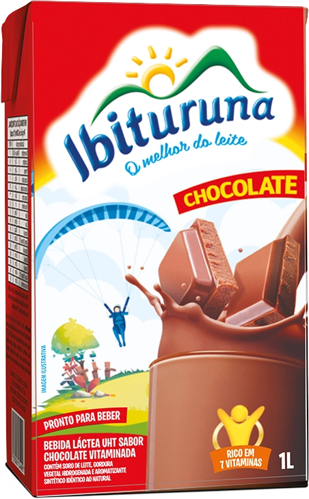 Bebida Lactea Ibituruna 12x1lt Chocolate Tp