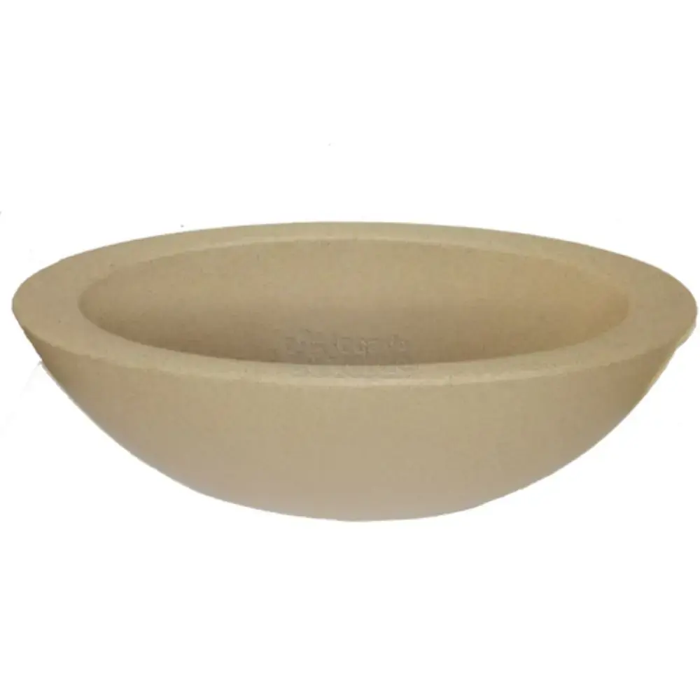 Vaso Perola Oval Areia Plasnew