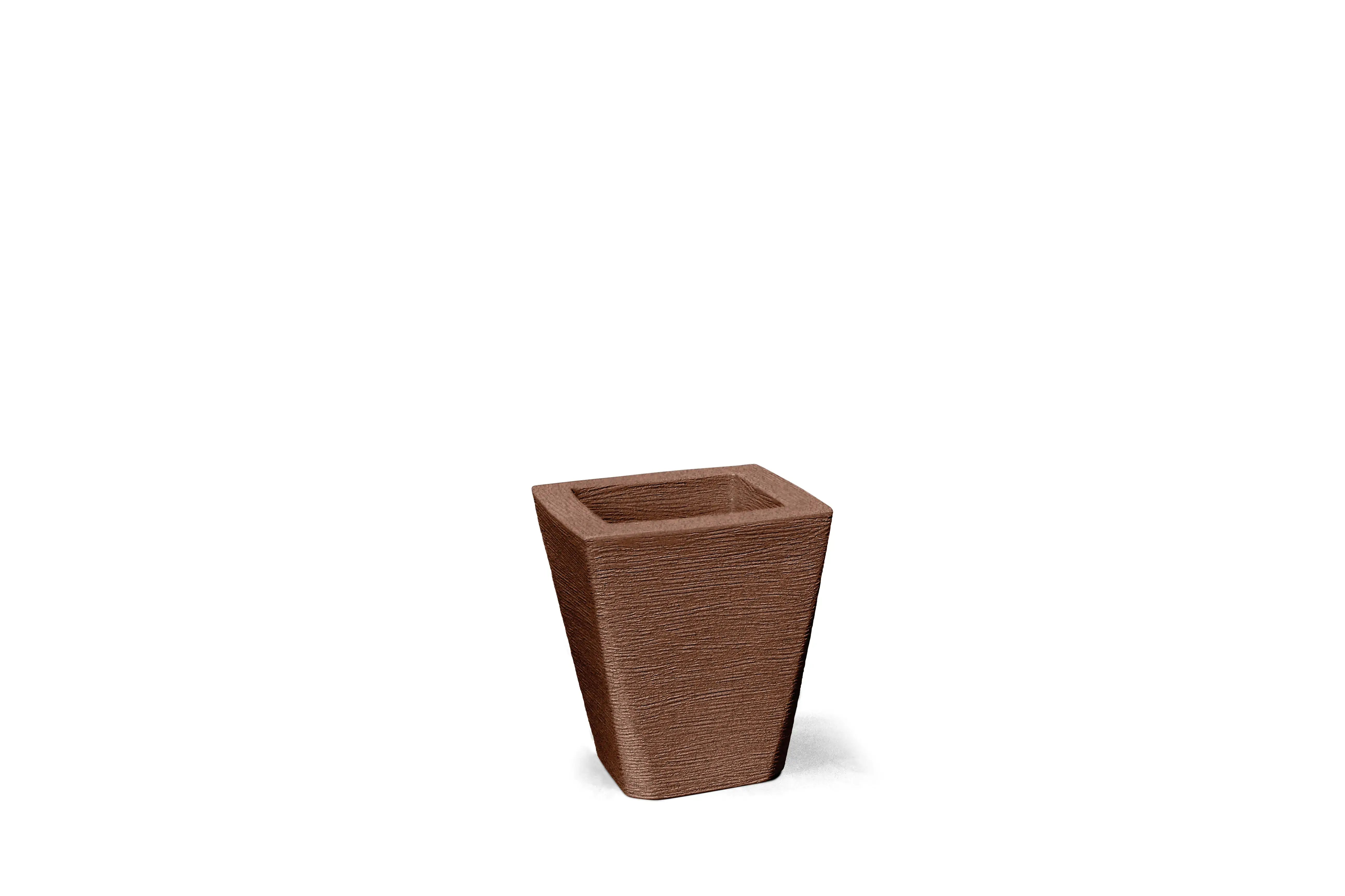 Vaso Grafiato Trapezio 35cm Ferrugem