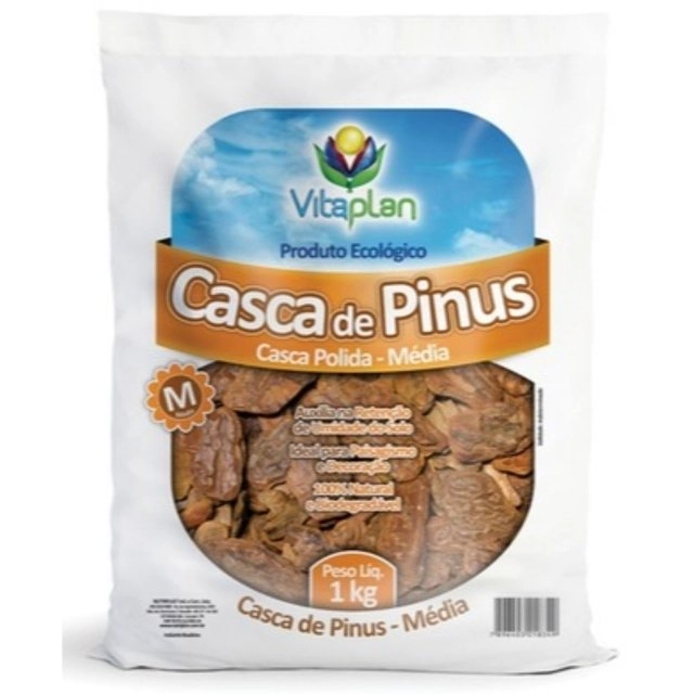 Casca De Pinus Polida Media 1k