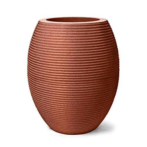 Vaso Riscatto Oval Baixo 22 Ferrugem