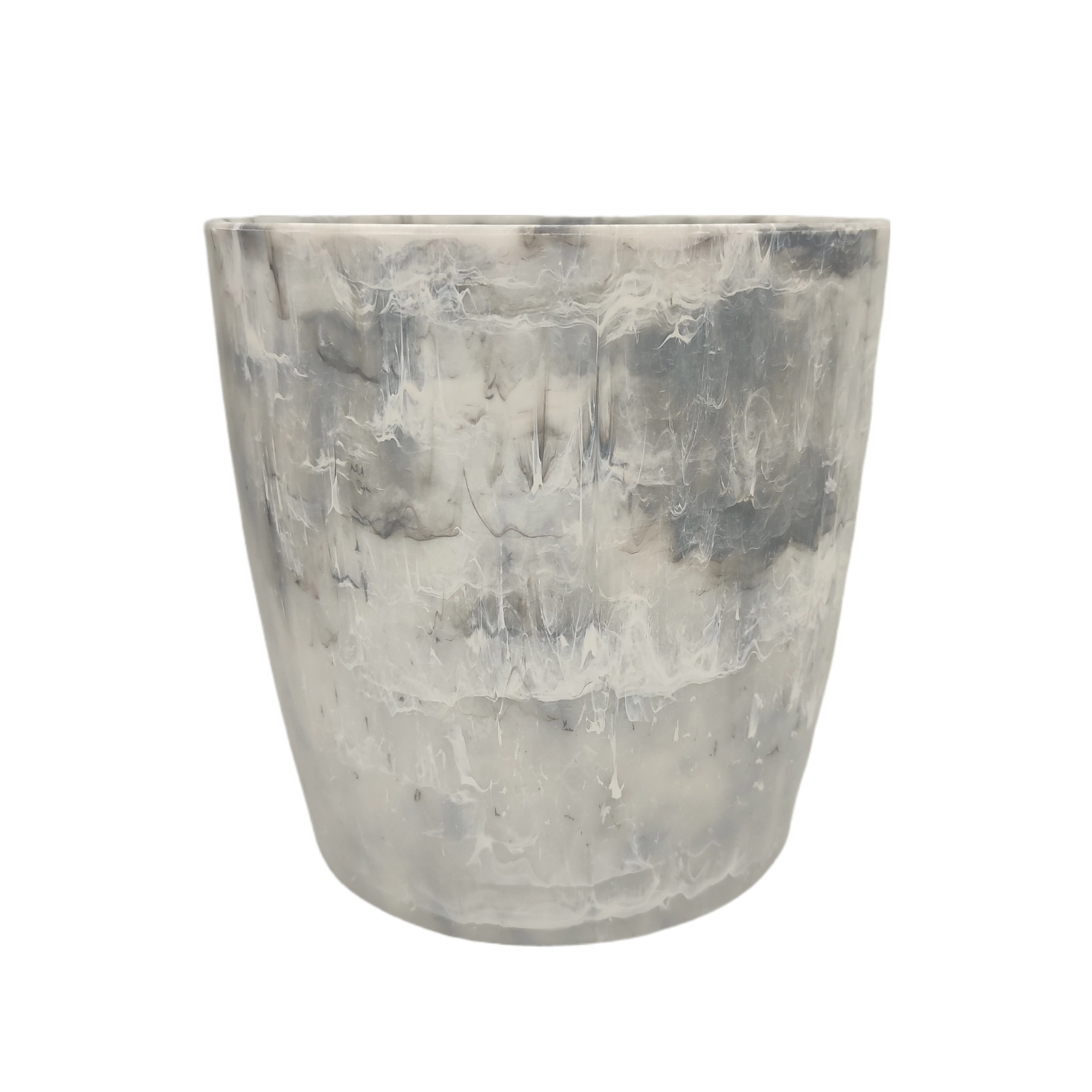 Cachepo Nutriplan Elegance Redondo Branco Carrara 3,5