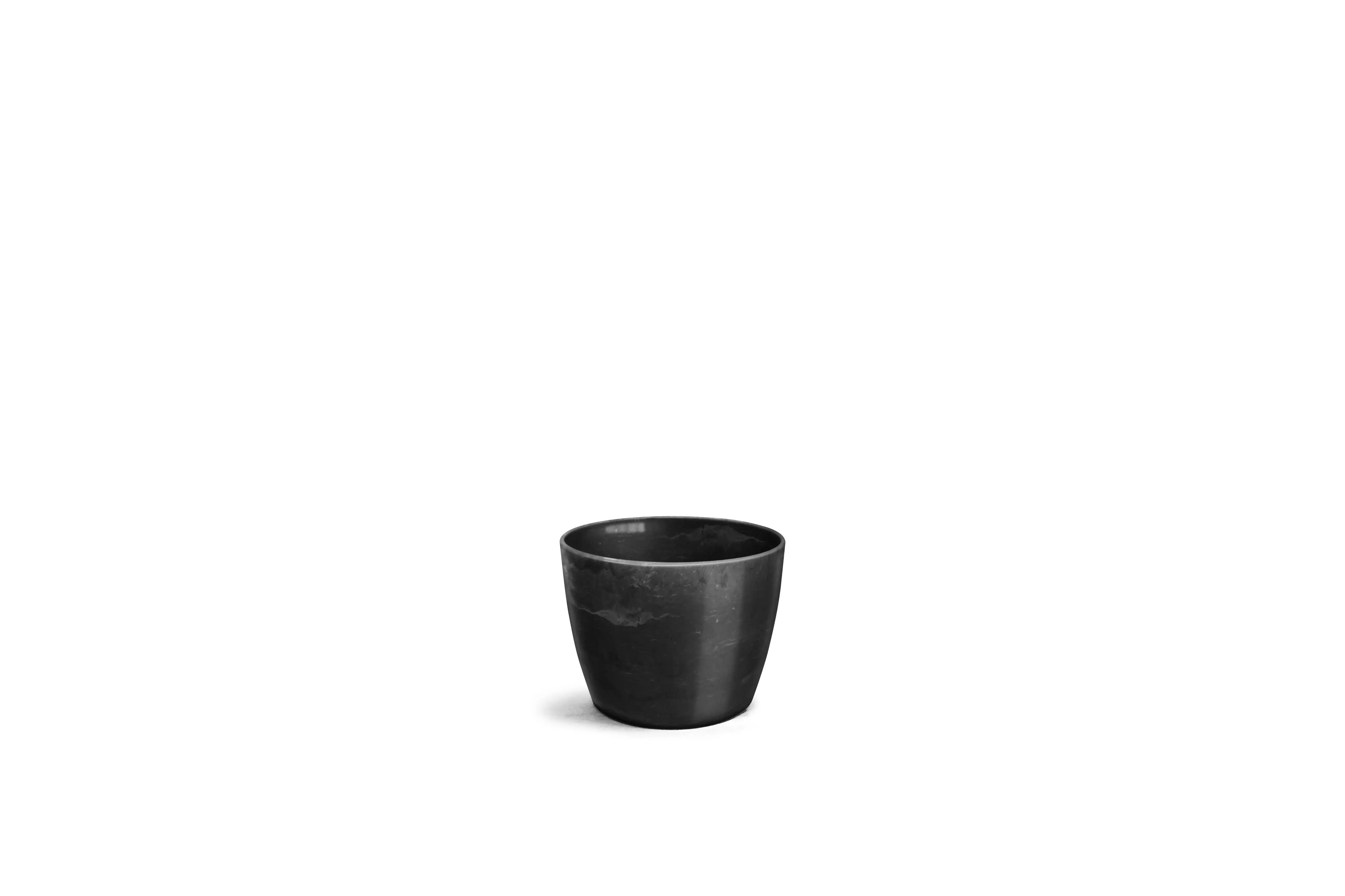 Cachepô Redondo Elegante Preto Ônix Nutriplan Nº 1