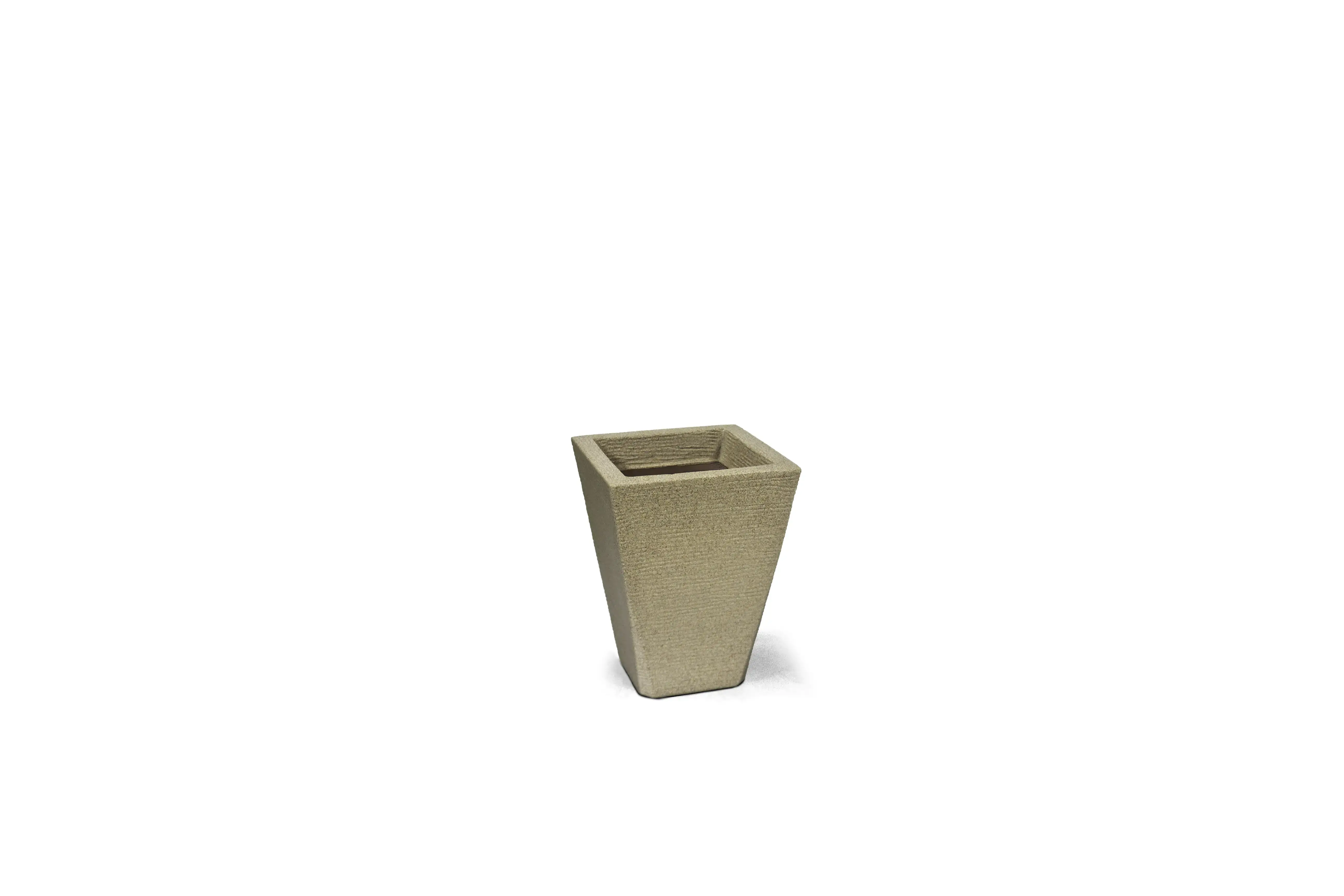 Vaso Grafiato Trapezio 28 Areia