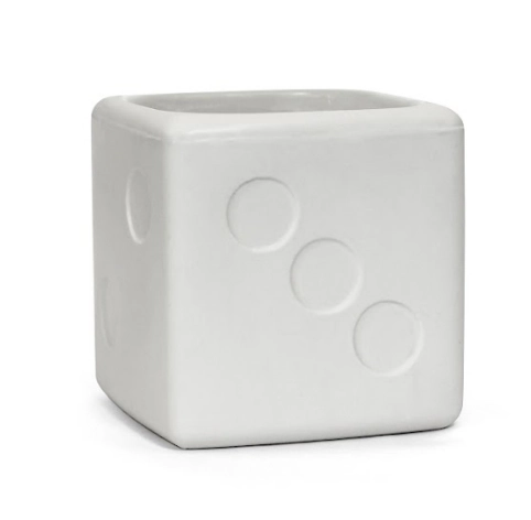 Vaso Funny Dado Branco 13 7303813.2 Nutriplan