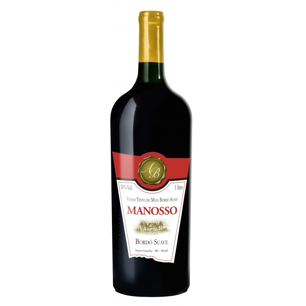 Vinho Manosso 750ml Tinto Bordo Suave