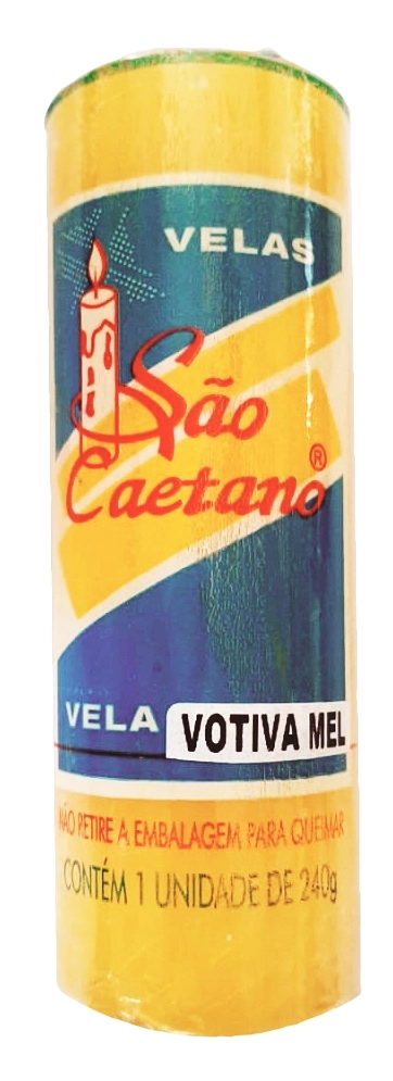Vela Sao Caetano Votiva Mel
