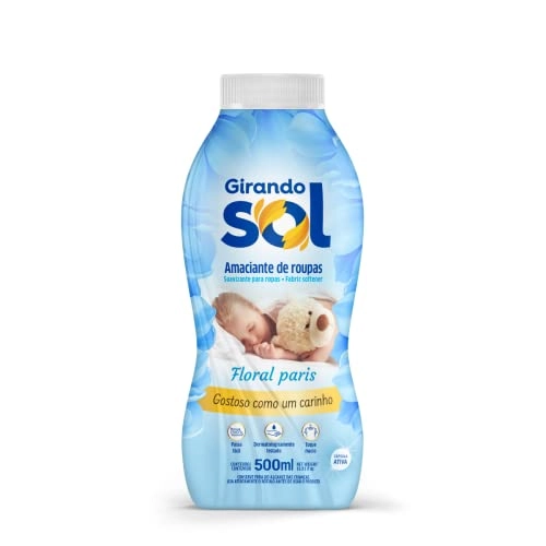Amaciante De Roupa Diluído Floral Paris Girando Sol Frasco 500ml