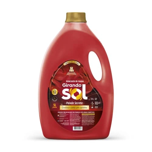 Amaciante De Roupa Diluído Paixão Secreta Girando Sol Galão 5l