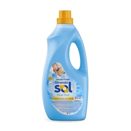 Amaciante De Roupa Diluído Floral Paris Girando Sol Frasco 2l