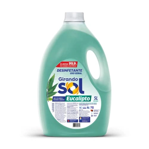 Desinfetante Uso Geral Eucalipto Girando Sol Galão 5l