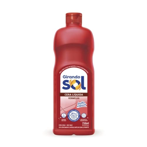 Cera Líquida Vermelha Girando Sol Squeeze 750ml