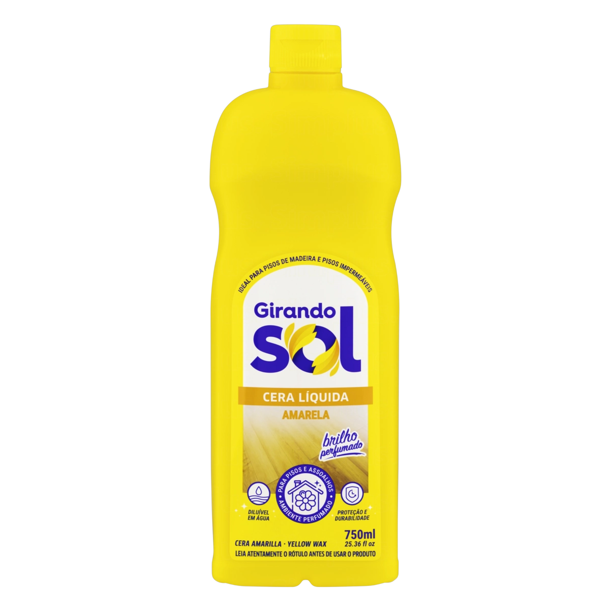 Cera Líquida Amarela Girando Sol Squeeze 750ml