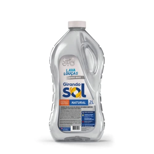 Lava Louças Líquido Natural Girando Sol Frasco 2l