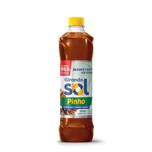Desinfetante Uso Geral Pinho Girando Sol Frasco 500ml