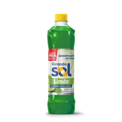 Desinfetante Uso Geral Limão Girando Sol Frasco 500ml