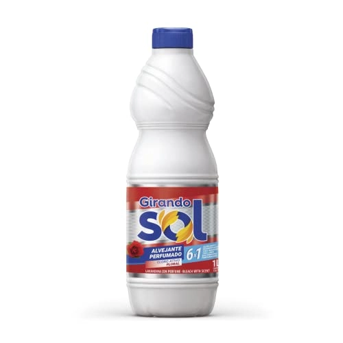 Alvejante Com Cloro Floral Girando Sol Frasco 1l