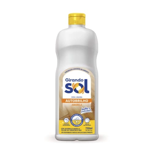 Cera Líquida Autobrilho Amarela Girando Sol Squeeze 750ml