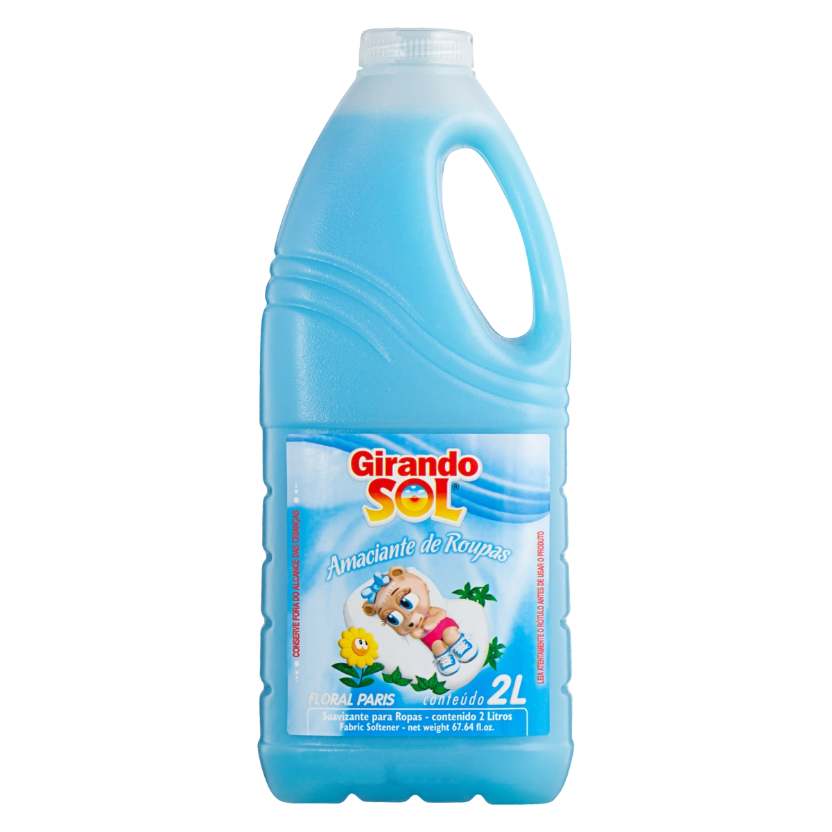 Amaciante De Roupa Diluído Floral Paris Girando Sol Frasco 2l