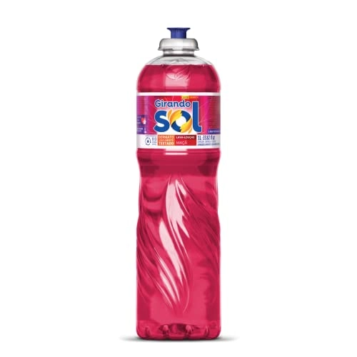 Lava Louças Líquido Maçã Girando Sol Squeeze 1l
