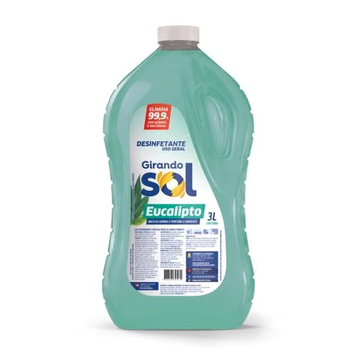 Desinfetante Uso Geral Eucalipto Girando Sol Frasco 3l