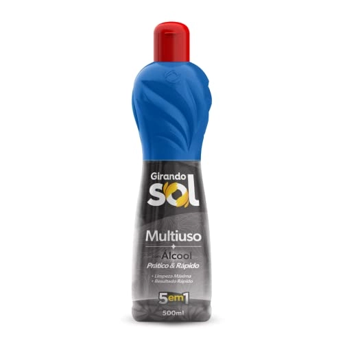Limpador Multiuso Com álcool Girando Sol Squeeze 500ml