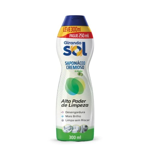 Saponáceo Cremoso Limão Girando Sol Squeeze Leve 300ml Pague 250ml