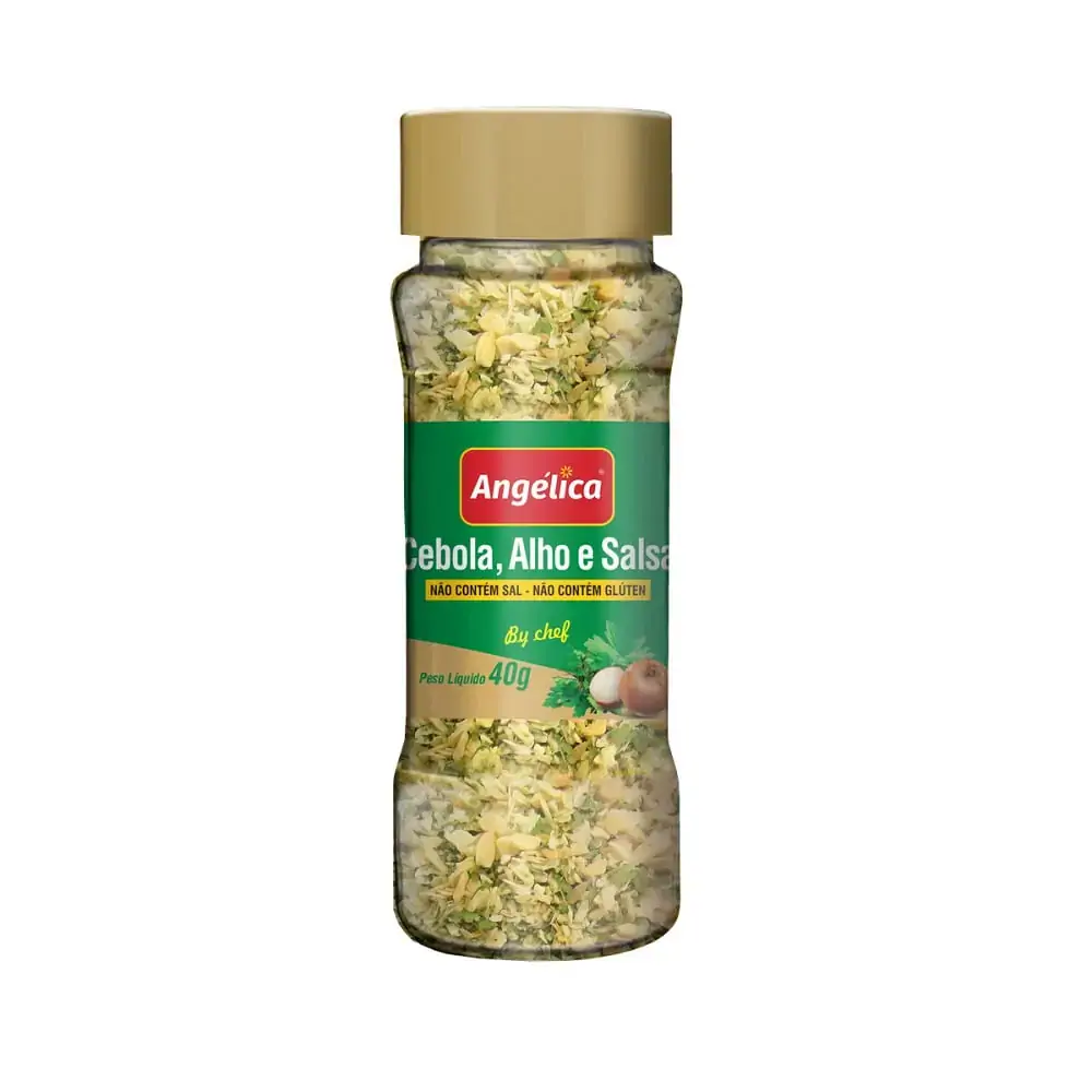 Tempero Angelica 40g Cebola/alho/salsa