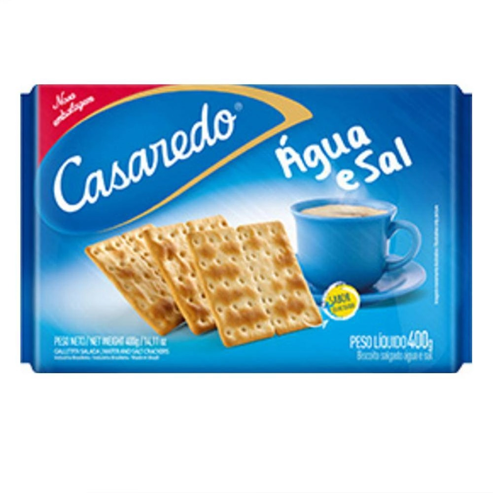 Biscoito Agua/sal 400g Casaredo